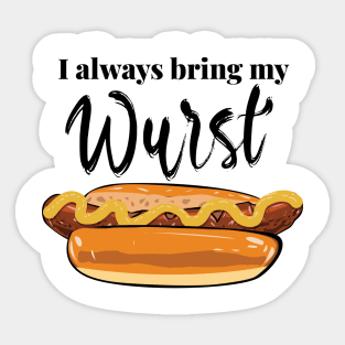 Bring My Wurst Sticker